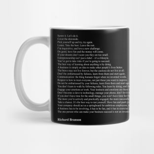 Richard Branson Quotes Mug